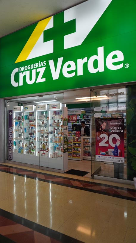 Droguerías y Farmacias Cruz Verde | Centro Comercial Monterrey Medellín