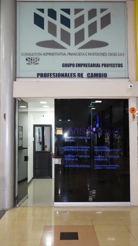 Consultoría Administrativa Financiera Inversiones y Profesionales de cambio CNGG Monterrey | Centro Comercial Monterrey Medellín