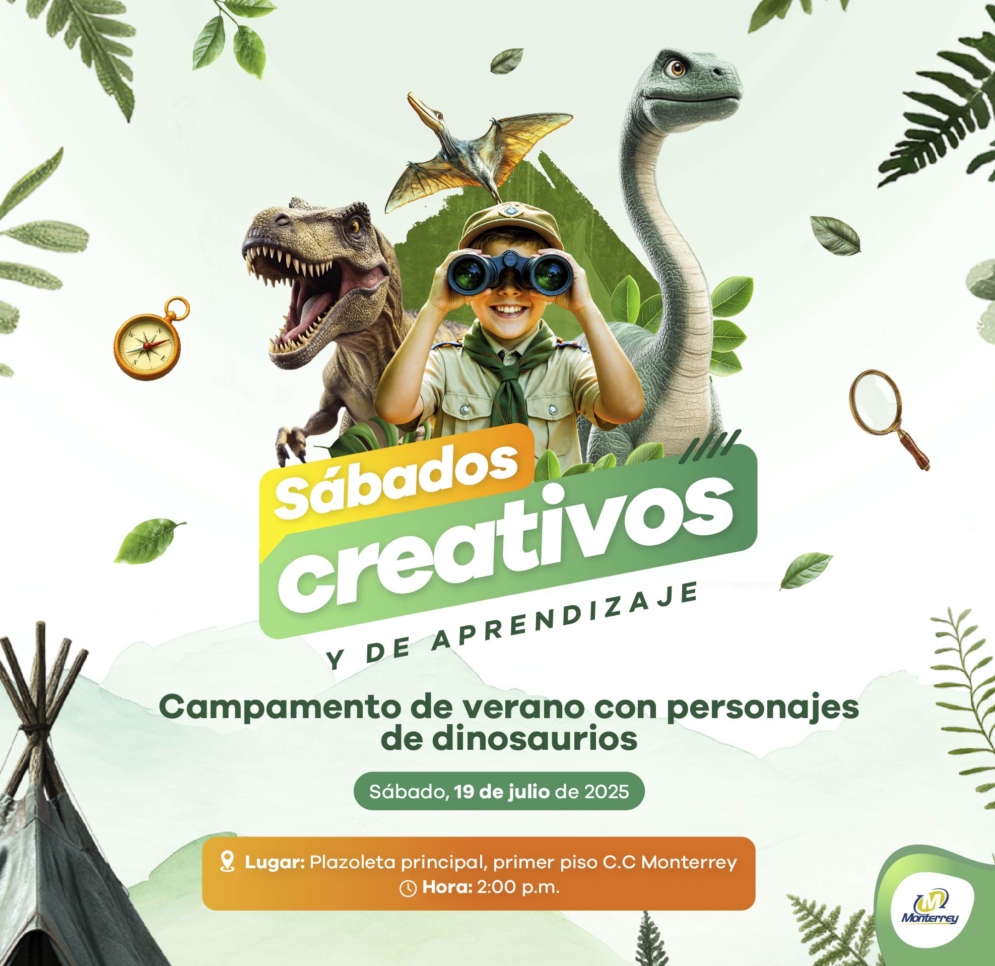 Servicios Monterrey | Sábados Creativos y de Aprendizaje de Julio 2025