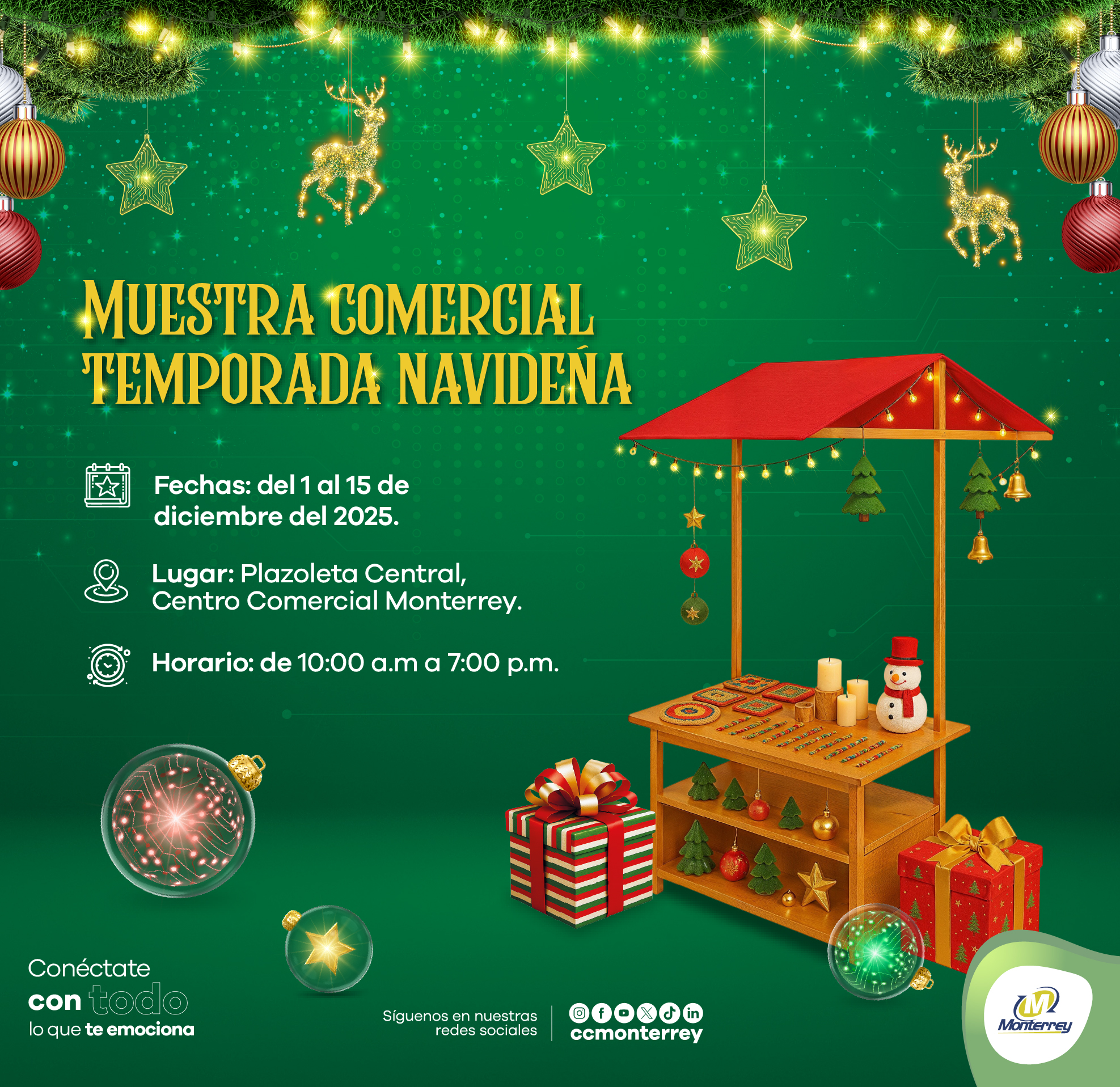 Servicios Monterrey | Muestra comercial Navideña