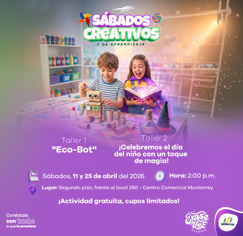 Servicios Monterrey | Sábados Creativos y de Aprendizaje Abril 2026